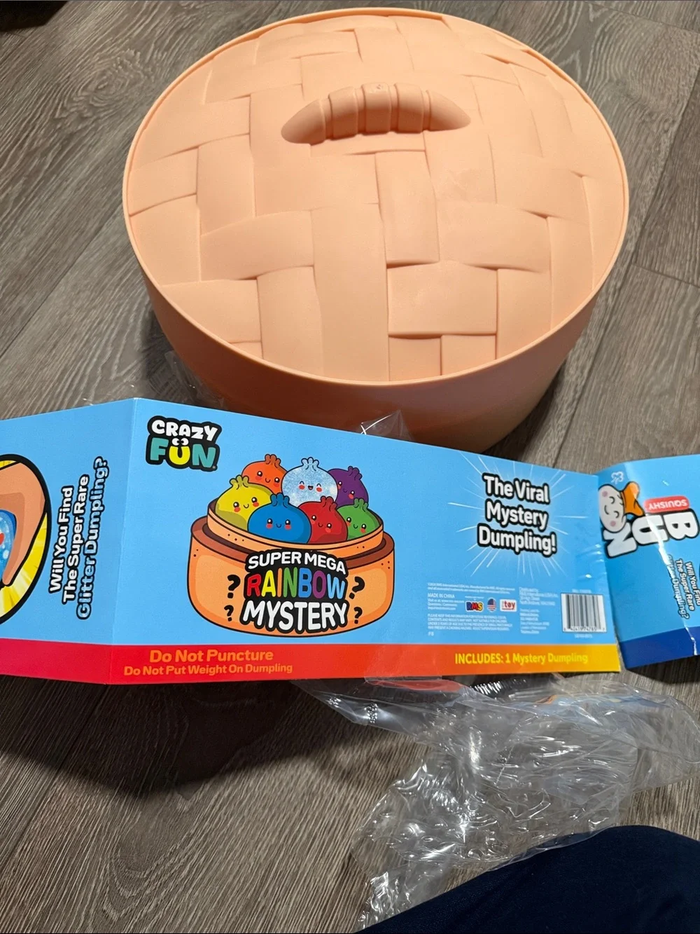 Squishmallows Super Mega Rainbow Mystery Dumpling - Peach